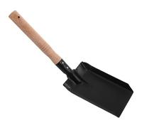 ABOOFAN Piccola Pala con Manico in Legno Badile Compatto in Ferro per Giardino Pulizia Casa e Lavori Esterni Strumento Versatile per Terra Cenere e Carbone