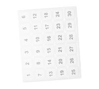 ABOOFAN Porta Pillole in Pp 30 Scomparti Facile Accesso e Previene Dimenticanze Organizzatore Mensile Portatile Medicinali da Viaggio per Viaggi