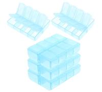 ABOOFAN Porta Pillole Settimanale 8 Scomparti, Custodia Compatta e Resistente per Medicinali da Viaggio, Organizer Domestico Leggero e Pratico per Uso Quotidiano
