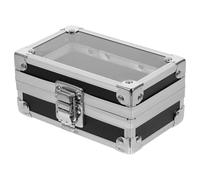 ABOOFAN Porta Punte Fori Multipli per Trapano Unghie in Alluminio e Acrilico Valigetta per Conservazione Portatile per Saloni e Lavori Nail DIY