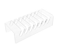 ABOOFAN Porta Telefono da Tavolo per Back To School Party in Acrilico 7 Scomparti Organizer Elegante Supporto per Tablet e Mobile per Ufficio e Zona Studio