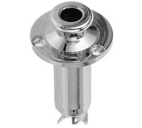 ABOOFAN Presa Jack Design Elegante e Solido in Metallo Argento per Chitarra Elettrica Resistente e Non Facile da Staccare, per Accessori Chitarra Acustica