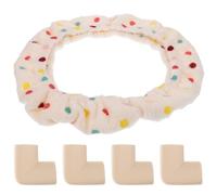 ABOOFAN Protezione per Cerchi da Ricamo Beige in Schiuma e Plastica Presa Sicura per Cucito e Ricamo Fai da Te, Anello Protettivo Contro Le Ferite da Ago
