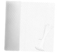 ABOOFAN Rete di Protezione per Balcone in Pe Bianco, Maglia Fine da 8mm, per Ringhiere e Balconi, Aiuta a Prevenire Cadute di Bambini e Animali Domestici