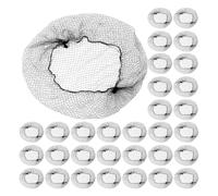 ABOOFAN Retina per Chignon Invisibile Nera 24 Pollici Set da 150 Pezzi Rete Elastica a Maglia Fine Traspirante per Ballerine Infermiere e Uso Professionale in Palestra e Ristorazione