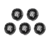 ABOOFAN Retina per Chioma Chic e Elegante in Poliestere e Nailon Nero, 5 Pezzi, Adatta per Danza Classica e Cura della Pelle per Mantenere Ordine e Trattenere i Chioma