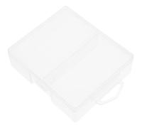 ABOOFAN Scatola la Conservazione Batterie Aa in Plastica Trasparente, Organizer Leggero e Facile da Usare, per Armadi e Cassetti, Capacità 24 Batterie