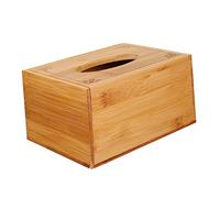 ABOOFAN Scatola Portafazzoletti Rettangolare Bamboo e Contenitore per Decorazione per Camera e Ufficio