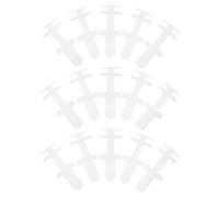 ABOOFAN Set 150 Clip di Fissaggio in Plastica per Pannelli Porta Auto Rivetti a Pressione Resistenti per Cruscotto Paraurti e Carrozzeria Elementi di Fissaggio Antiscivolo per