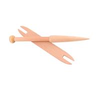 ABOOFAN Set 2 Pezzi Strumenti per Maglieria Fai da Te in Legno Navetta e Asta a Un’Estremità per Tessere Maglioni Sciarpe e Arazzi Accessori per Lavori Artigianali Manuali