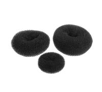 ABOOFAN Set 3pezzi Ciambelle per Chignon in Nylon Nero, Facili da Usare per Creare Acconciature Morbide e Dolci in Varie Occasioni per Donne e Ragazze