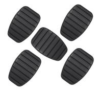 ABOOFAN Set 5pezzi Copripedali Auto in Gomma per Pedaliera Frizione e Freno, Resistenti Alte Temperature e Riducono Affaticamento del Piede, Nero