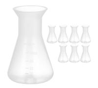 ABOOFAN Set 8 Pezzi Beute Coniche in Pp da 50 Ml per Esperimenti Scientifici, Scala Graduata, Collo Stretto, Facili da Mescolare e Antitrabocco per Uso Laboratorio