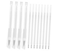 ABOOFAN Set da 12 Pezzi Penne Bianche Impermeabili per Mappatura Sopracciglia Pennarelli Manuali per Trucco Pelle e Tatuaggi Strumenti Professionali per Disegni Precisi e Uso Prolungato