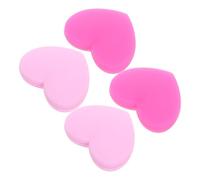 ABOOFAN Set da 4 Ammortizzatori per Racchetta da Tennis a Forma di Cuore in Silicone Accessori Anti-Vibrazione per Corde Riduzione Urti per Giocatori di Tennis Colori Fluorescente e