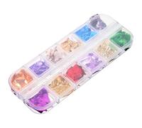 ABOOFAN Set Stucco per Lavori Artigianali in Resina Epossidica Scaglie di Alluminio Decorazioni in Carta Stagnola con Effetto Metallico Riempitivo per Artigianato Dettagliato