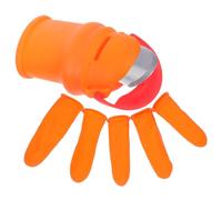 ABOOFAN Set Taglierino da Dito per Giardinaggio Arancia in Abs e Ferro, Design Multifunzionale Efficiente per Raccolta di Piccoli Frutti e Peperoni, per Piantagione e Raccolta