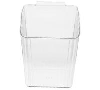ABOOFAN Spazzatura da Appendere per Armadio Contenitore Plastica Trasparente per Rifiuti Cucina Cestino Multifunzione da Parete per Bagno e Ufficio Facile da Usare e
