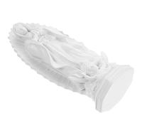 ABOOFAN Statua Di Maria in Resina Religiosa, Decorazione Artigianale Cattolica Compatta, Statuina Da Tavolo Per Uffici e Case Ornamento Sacro