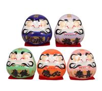 ABOOFAN Statuetta in Ceramica Giapponese Zen Per Casa Auto Ufficio Simbolo Di Fortuna E Ricchezza Miniatura Decorativa