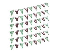 ABOOFAN Striscione per Feste di Calcio 6 Pezzi Bandiere Triangolari Colorate Decorazioni Sportive per Compleanni a Tema Football Americano Accessori Sospesi per Eventi e Partite di