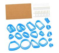 ABOOFAN Strumenti per Fustellare Argilla Polimerica per Creazione Gioielli e Orecchini Leggeri e Compatti Sicuri con Bordi Arrotondati per Te Creativo