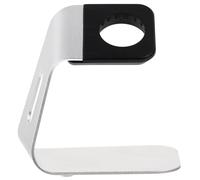 ABOOFAN Supporto Design per Alluminio in Lega Argento Orologio Comoda Base Antiscivolo Stabile per Ricarica Sicura da del Dispositivo Tavolo