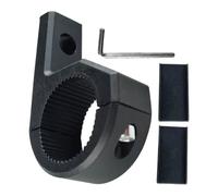 ABOOFAN Supporto per Faro Motociclistico in Abs Nero Design a Morsetto Sicuro e Installazione Facile, Staffa di Montaggio per Manubrio per Accessori Off Road