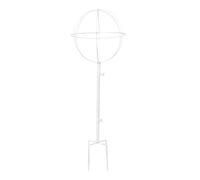 ABOOFAN Supporto per Piante Rampicanti in Ferro Bianco, Design Vintage | Viti e Piselli, Facile da Usare, Aiuta la Crescita Sana, Protegge dal Vento Forte