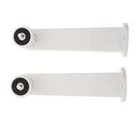 ABOOFAN Supporto per Telecamera di Sicurezza in Alluminio Base Ampia, Staffa da Parete Regolabile 360° per Telecamere da Interno ed Esterno, Set da 2 Pezzi per Montaggio Stabile