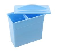 ABOOFAN Supporto per Vetrini da Laboratorio con Vaschetta per Colorazione Resistente e Compatto per Uso Scientifico e Analisi Microscopiche