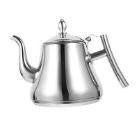 ABOOFAN Teiera Acciaio Inossidabile Infusore Pentola per Tè Capacità per Tè e Latte Design Cucine Induzione