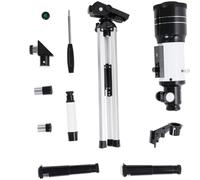 ABOOFAN Telescopio Astronomico Professionale e Clip per Cellulare in Lega di Alluminio con Treppiede 150x Imaging Trasparente per Osservare la e Viaggi