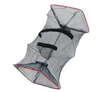 ABOOFAN Trappola Pieghevole per Granchi e Gamberetti in Nylon e Metallo, Rete Portatile a Gabbia per Pesca e Campeggio Outdoor