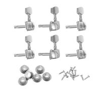 ABOOFAN Tuning Pegs Semi-chiuso per Chitarra Folk e Acustica Meccaniche Accordatura Resistenti Polvere e Umidità Compatibili con Modelli Classici ed Elettrici Facili da Installare per