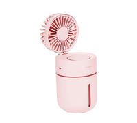 ABOOFAN Umidificatore D'aria Mini Umidificatore Mini Ventilatore Per Umidificare L'aria Umidificatore Portatile Ventola Desktop Usb Fan T9 Macchina Rosa Ventilatore Dell'aria Condizionata