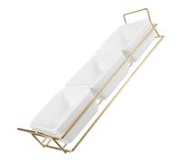 ABOOFAN Vassoio per Frutta Secca in Ferro Ceramico, Forma Chic | Cucina e Casa, Conserva Frutta Secca, Serve Antipasti e Crisp, Decorativo, Non Si Deforma