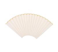 ABOOFAN Ventaglio di Carta Xuan Bianco Vuoto Cornice per Calligrafia Cinese e Disegno Foglio di Carta Portatile per Lavori Manuali Regalo