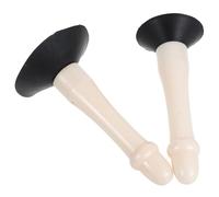 ABOOFAN Ventosa per Ceramica Artistica 2 Pezzi (6cm e 8cm) in Gomma per Smaltatura a Immersione, Utensile per Forniture Fai da Te, Strumento Compatto per Lavorazioni Ceramiche e Accessori