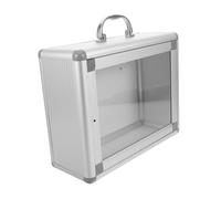 ABOOFAN Wall Mounted Medicine Organizer Box Compact Space Saving Design For Emergency Aid And Storage For Banks Offices And Bathrooms