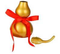 ABOOFAN zucca di ottone arredamento per la casa zucca feng shui cinese arredamento piante parà auto wu hulu decorazioni ufficio casa d'epoca statua cinese di hu lu stoffa