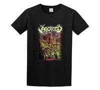 Aborted Terrorvision A Legend of Pure Terror Graphic Top Unisex 100% Cotton Short-Sleeve T-Shirts Black L