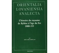 Abou-Abdallah M L'histoire du royaume de Byblos à l'âge du Fe (Copertina rigida)