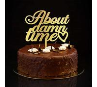 About Damn Time Glitter Gold Mr & Mrs Cake Topper Personalizzato Spiaggia Sposa E Sposo Cake Topper Per Matrimonio Anniversario Bomboniere Regali di Nozze Per Coppia