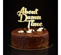 About Damn Time Topper per torta Mr e Mrs Wedding Engagement Cake Toppers Personalizza Silhouette Bride & Groom Cake Toppers per addio al nubilato Decorazioni per feste di addio al nubilato regalo per