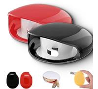 Aboutabsent Automatic Cord Reel, Horizontaln Automatic Cable Organizer, Retractable Cable Magnetic Cord Organizer, for USB, Headphone, Data Cables (Red+Black)