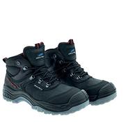Aboutblu 2014927LA S3 SRC New Safhir Scarpa Antinfortunistica Idrorepellente, Uomo, Nero, Pelle Nabukata, Taglia 38