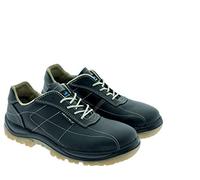 Aboutblu 2511636LA S3 SRC DGUV 112-191 Tropea Scarpa Antinfortunistica Idrorepellente, Unisex, Nero, Pelle Fiore, Taglia 42