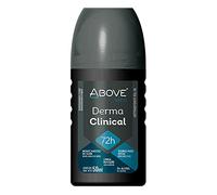 ABOVE Roll-On Derma-Clinical, Men, 1,7 oz - Ball Deodorant for Men - 72-Hour Protection - Woody Floral Fragrance - Dry Touch - No Stains