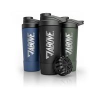 ABOVE. Shaker Proteine Acciaio Inox 750ml - Senza BPA e Termico: Bevande Fr Nero